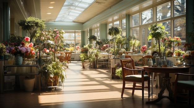 Photo interior of nursing home