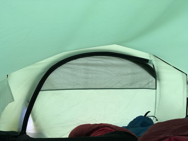Фото Внутренняя часть палатки