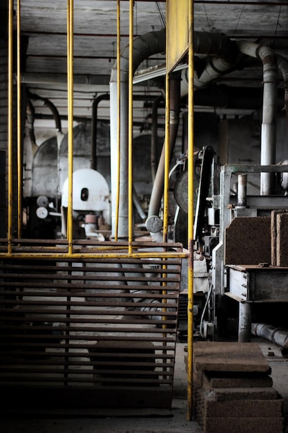 Foto interno della vecchia fabbrica