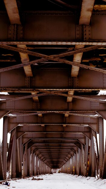 Photo interior of old factory