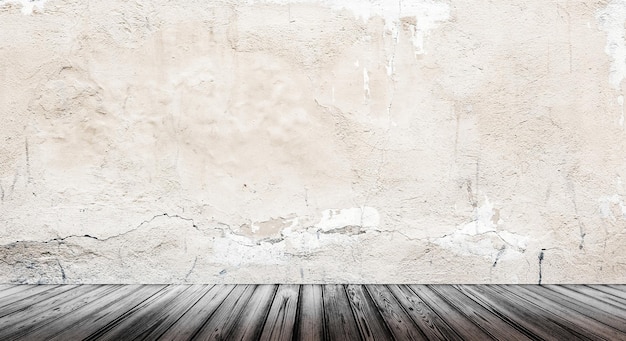 interior old wall vintage background 3d rendering
