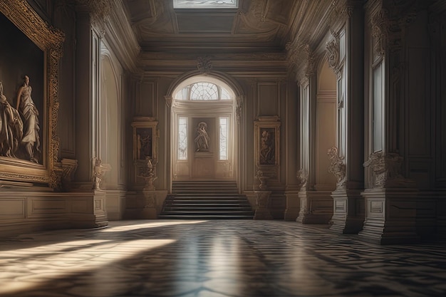 Premium AI Image | interior of the palace of versaillesinterior of the ...