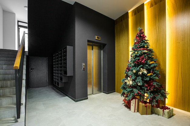 interior photo of a corridor in an apartment building