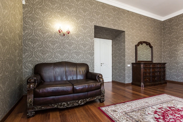 Interior photography room in a classic style