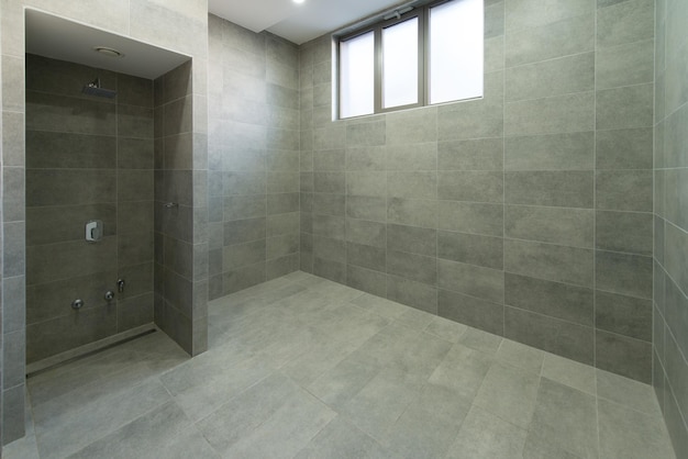 Interior Of A Shower Room