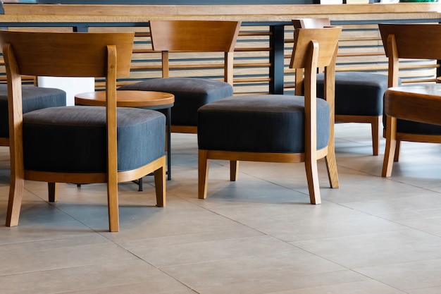 Interior of a small cafe, stock photo