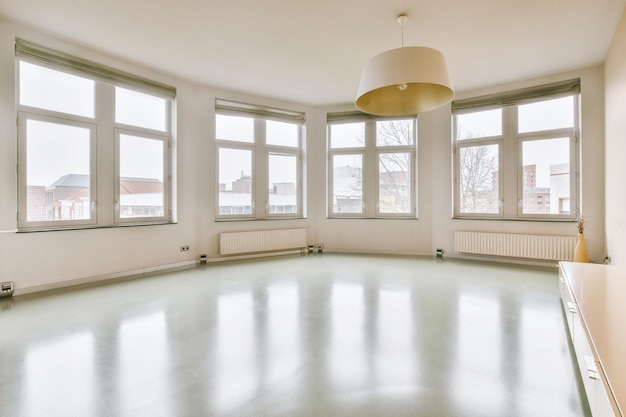 Interior of a spacious room