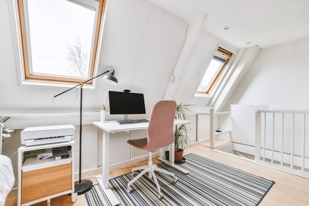 Interior of a spacious room