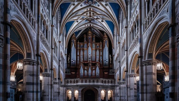 Interior of st stephens cathedral vienna