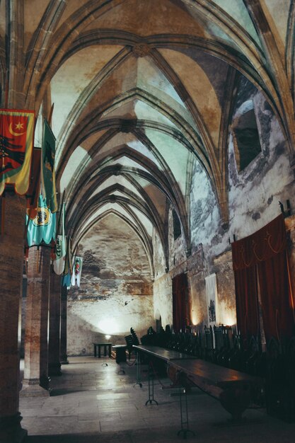 Photo interior of temple