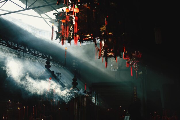 Photo interior of temple