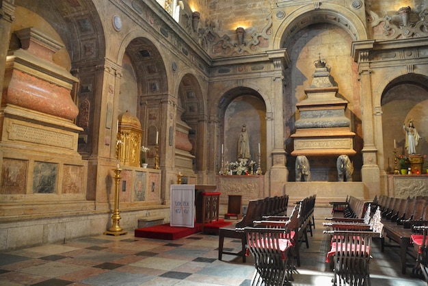 Interior of temple