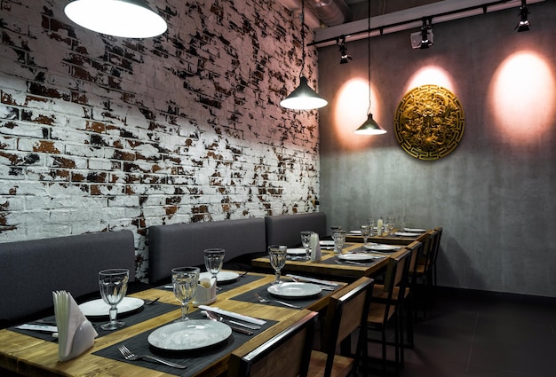 Foto interno di un ristorante tailandese