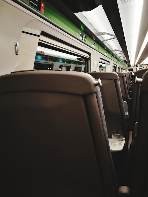 Photo interior of train