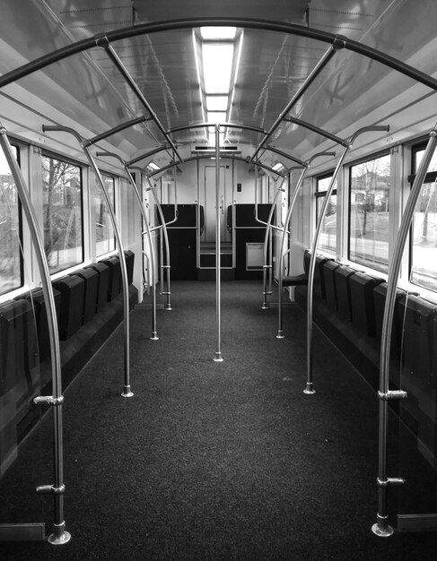 Interior of train