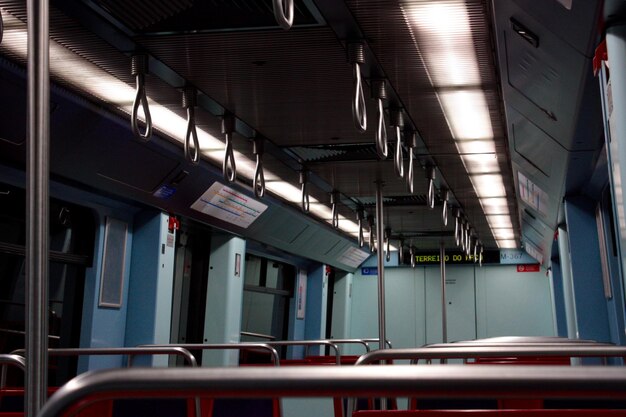 Photo interior of train