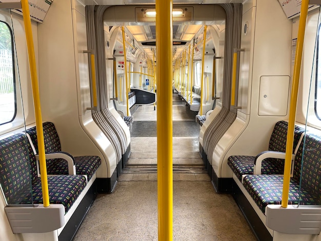 Interior of train