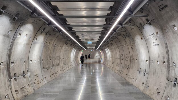 Photo interior of tunnel