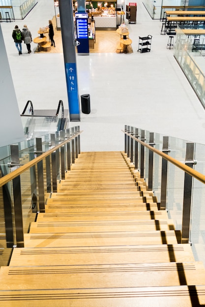 interior of the Vanta airport 