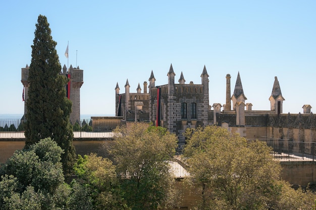 Vista interna del castello di almodovar del rio andalusia spagna