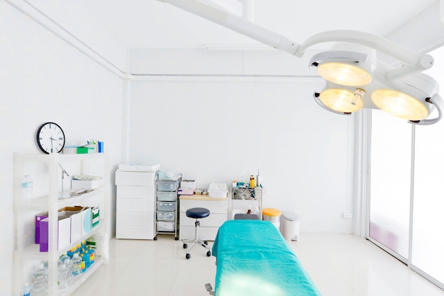 Interior view of operating room