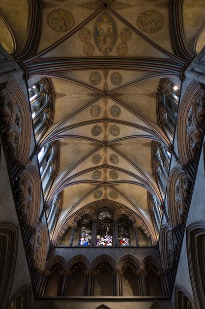 Interior View of Salisbury Cathedral