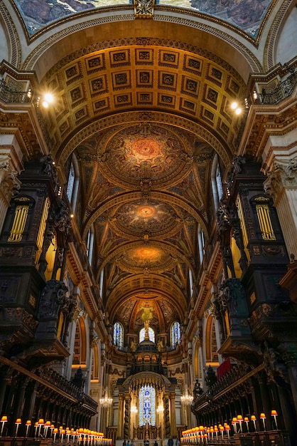 Interior View Of St Pauls Cathedral