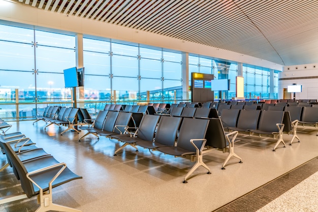 Photo interior view of the terminal hall