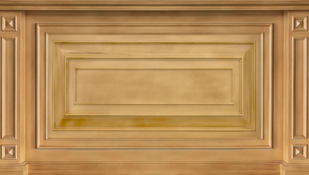 Interior wall with copy space Wall with mouldings