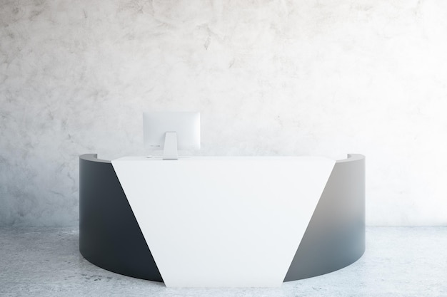 interior with reception desk