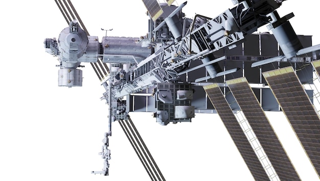 Internationaal ruimtestation d weergave-elementen van deze afbeelding geleverd door nasa
