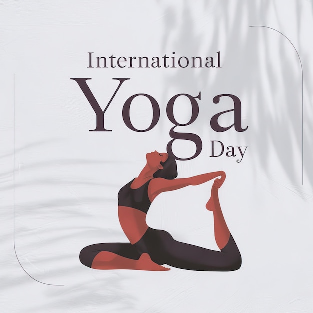 Internationaal Yoga-dag Poster 21 juni Internationaal Yogadag Poster