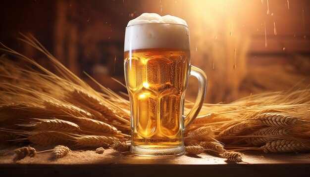 International beer day background commercial photography oktoberfest theme