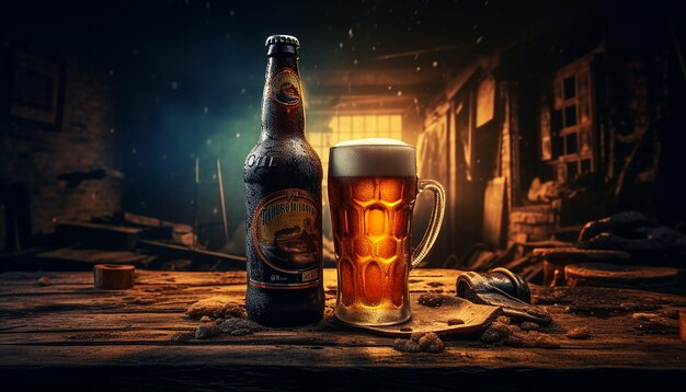 International beer day background commercial photography Oktoberfest theme