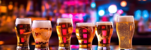 International Beer Day Celebration generated by AI