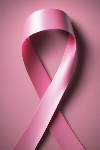 International BreastCancer Awarenessvrouwenfoto met roze lint