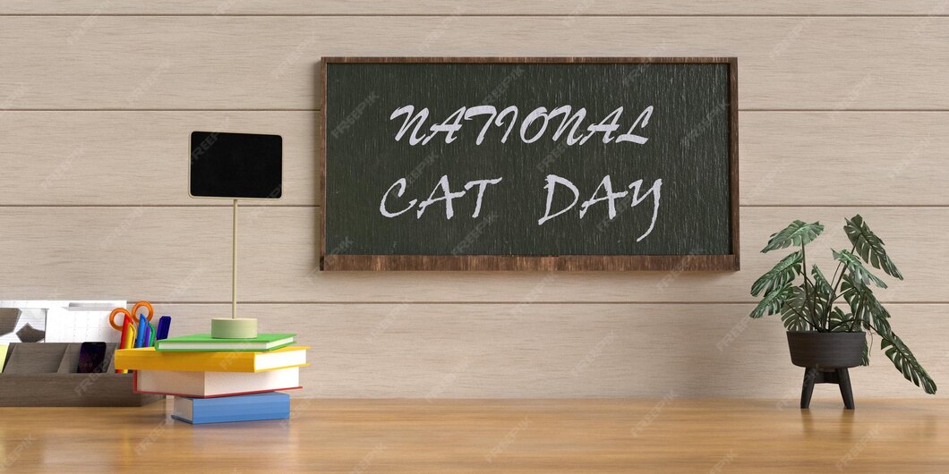 Premium Photo International cat day animal wild pet kitty character