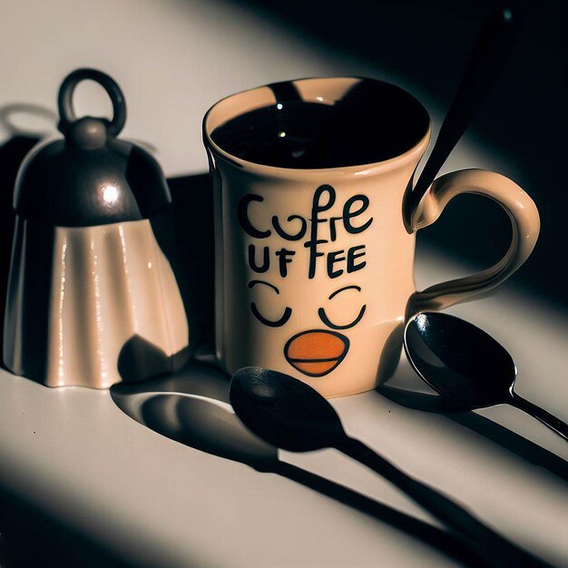 Международный день кофе дизайн фона