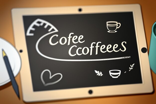 写真 国際コーヒーデー おいしいコーヒー 美しいラテデコレーション ビジネスアフタヌーンティードリンク