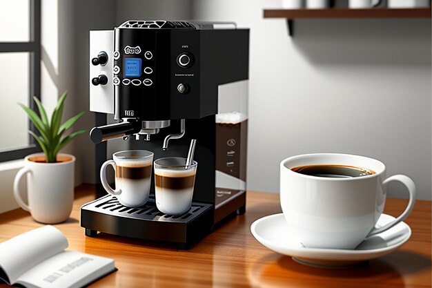 International coffee day Fully automatic coffee machine grinding coffee beans equipment