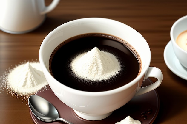 Международный день кофе Ручной молотый порошок кофейных зерен для приготовления кофейных напитков и вкусного вкуса