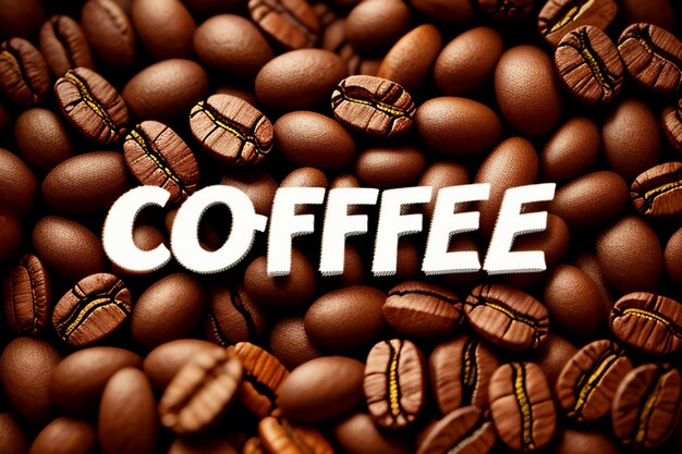 International coffee day High quality coffee beans are ground for delicious coffee