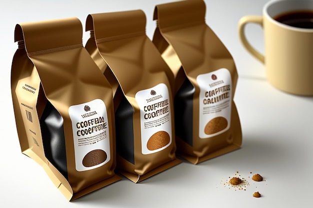 国際コーヒーデー 従来の手作りコーヒー豆とは異なり、持ち運びが簡単なインスタントコーヒーバッグ