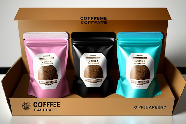 Photo international coffee day instant coffee bags easy carry unlike traditional handmade coffee beans