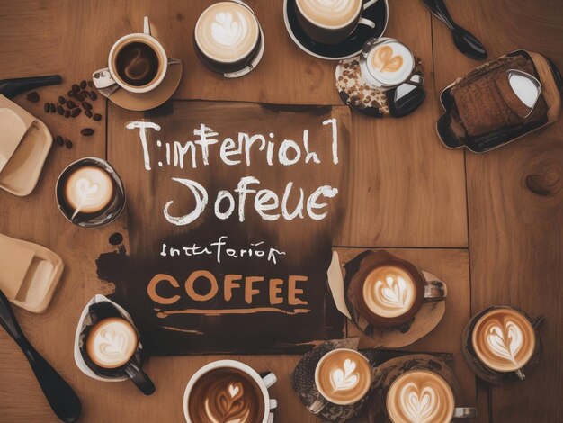 Photo international coffee day