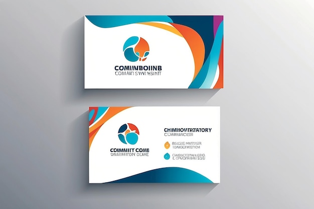 International community Business card Logo template