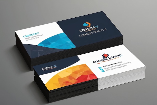 International community Business card Logo template