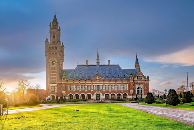 The International Court of Justice in the Peace Palace in Hague