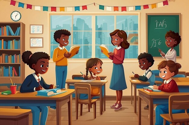 International day of education illustration