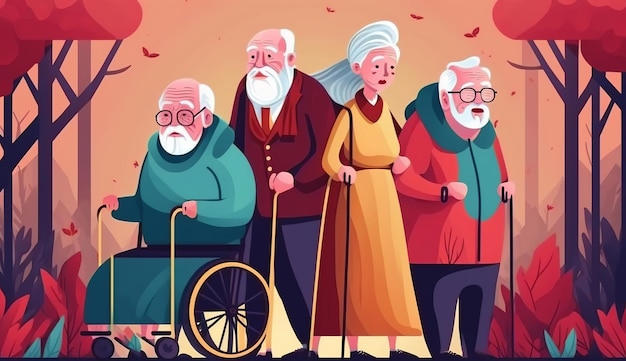 International Day of the Elderly Generative Ai